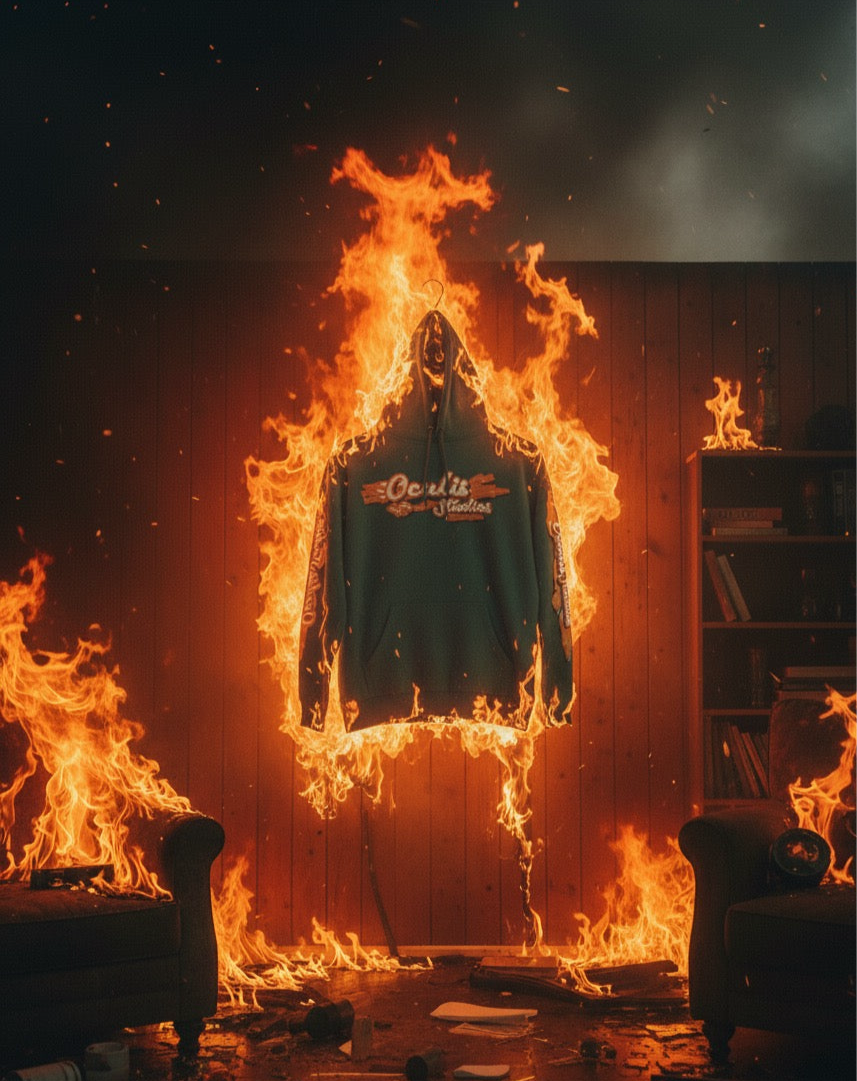 Heavyweight Flame Hoodie