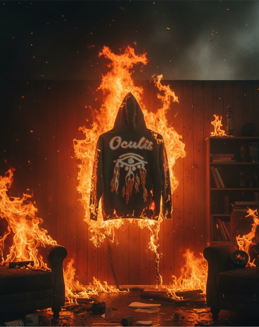 Heavyweight Flame Hoodie