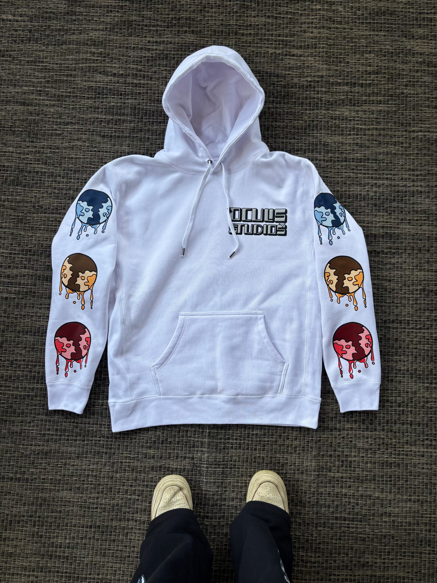 Chrome Hoodie White