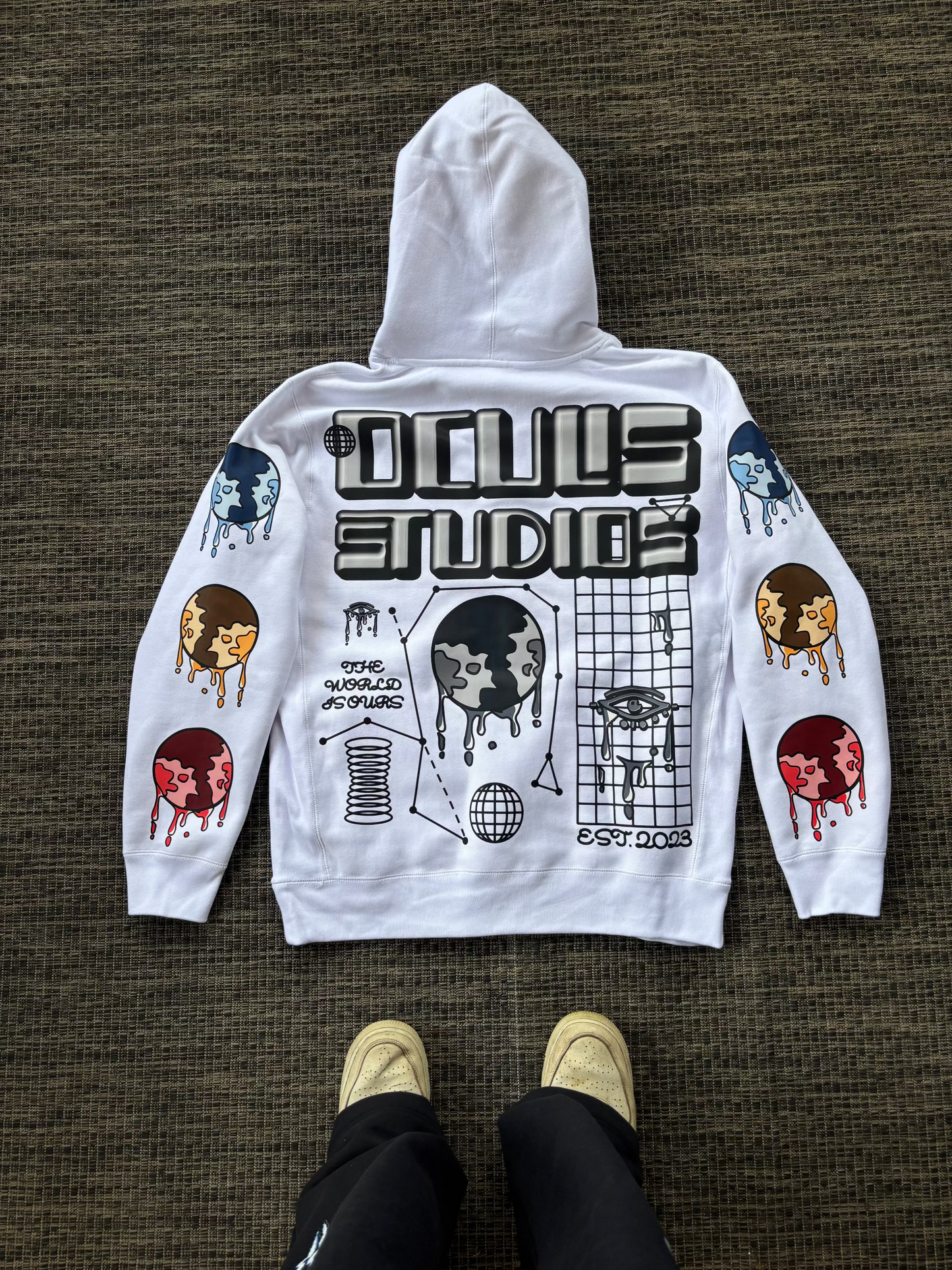 Chrome Hoodie White
